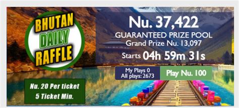 bhutan weekly raffle|WINNING NUMBERS Bhutan Weekly .